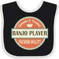 thumbnail image 3 of Inktastic Banjo Player Funny Idea Boys or Girls Baby Bib, 3 of 4