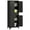 Black, variant on HOMCOM 67" Kitchen Pantry Storage Cabinet with Doors and Shelves, Black