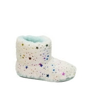 Dearfoams Girl's Star Pile Bootie Slippers