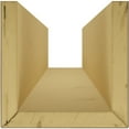 thumbnail image 5 of Ekena Millwork 4"W x 8"H x 14'L 3-Sided (U-beam) Rough Cedar Endurathane Faux Wood Ceiling Beam, Natural Honey Dew, 5 of 10