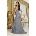 thumbnail image 2 of May Queen MQ2035 Juniors Womens Sweetheart Sequin Ruched Gala Long Gown, 2 of 5