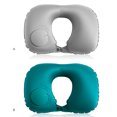 thumbnail image 4 of Matsuzay Coche viaje aire vuelo inflable en forma de U almohada oficina siesta almuerzo descanso cuello 360 grados soporte cómodo cojín Juegos de cama Verde oscuro flocado Matsuzay HA009720-02, 4 of 6
