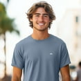 thumbnail image 3 of Dalix Lil Rainbow Cotton Tee Short Sleeve Soft Jersey Shirt Mens in Slate Gray M Medium, 3 of 5