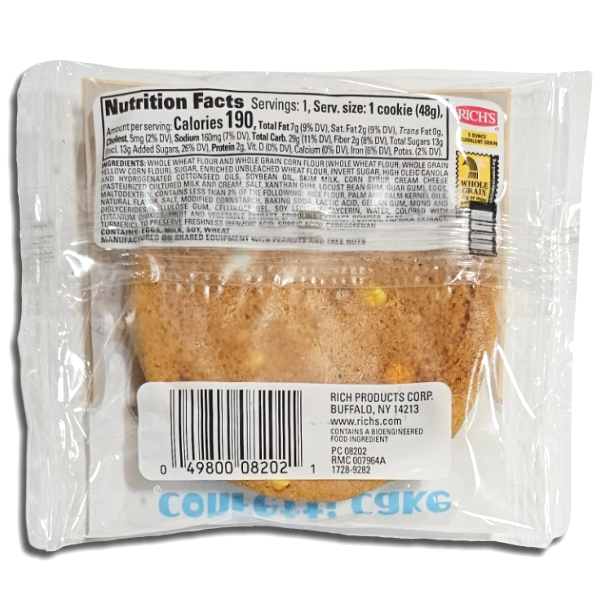 Confetti Cake Cookies Filled With Icing, Nostalgic School Snacks, 12 Pack
