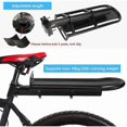 thumbnail image 4 of Bike Luggage Rack, Universal Adjustable Luggage Carrier Bicycle Accessories Quick Release Bike Racks, Maximum 10 kg, 4 of 4