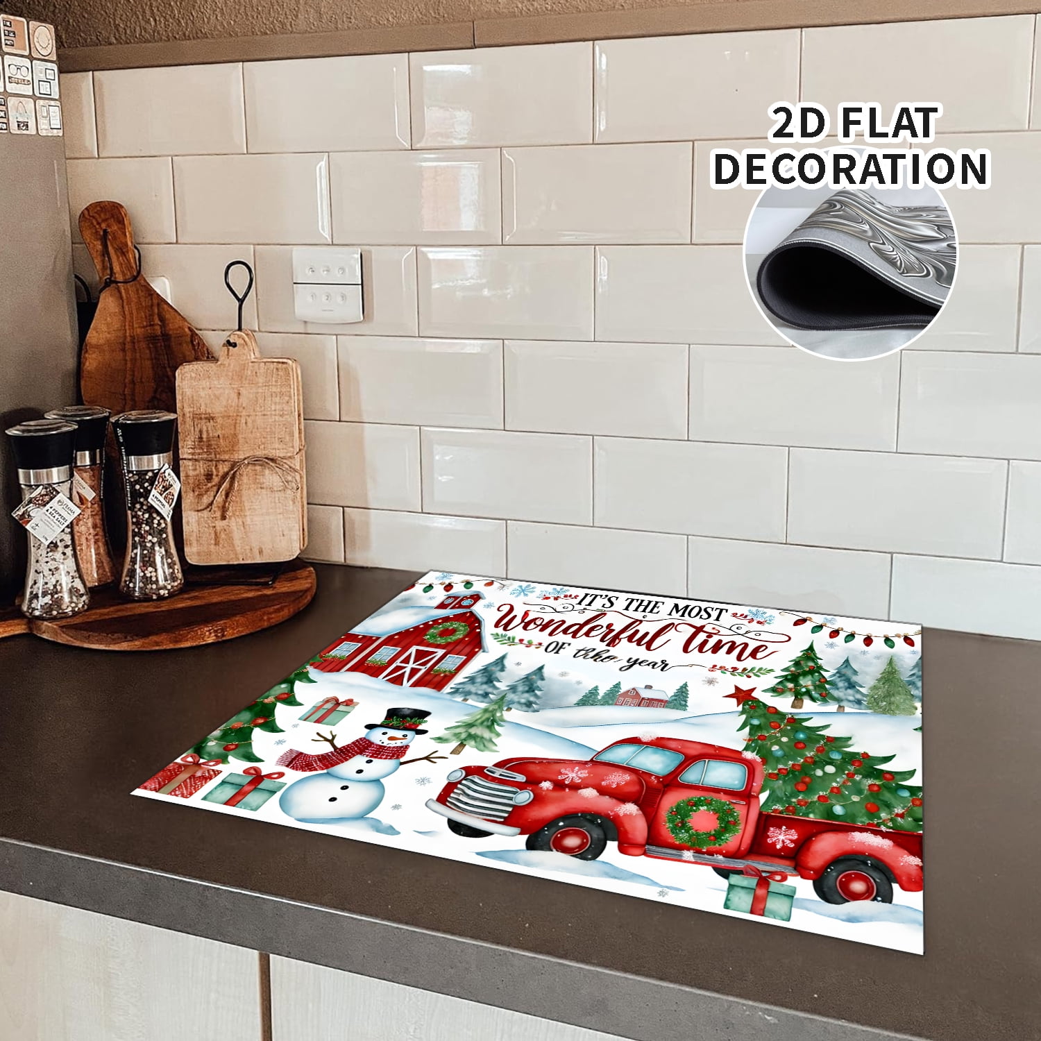 Stove Top Cover for Electric Stove 28 "x 20 ", Christmas Snowman Heat Resistant Glass Top Stove Cover Protector, Glass Cooktop Covers, Kitchen Flat Electric Stove Top Covers 1pc