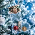 thumbnail image 6 of LEFXSMR Transparent Christmas Stockings, 3.93" Embossed Hanging Christmas Stocking, Stockings Christmas Decorations for Party Supplies Kids Gifts, 6 of 7