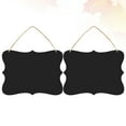 thumbnail image 6 of WESIEVYA 2Pcs Small Chalkboard Black Rectangular Writing Surface 9x6.7in, 6 of 8