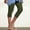 11 Army Green, variant on Feimerou Womens Capris Leggings Knee Length Yoga Pants High Waisted Cropped Workout Leggings Casual Summer Soft Comfort Capri Pants