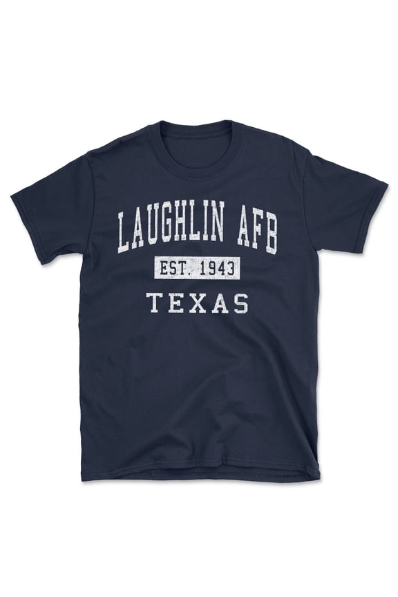 Laughlin Afb Texas Classic Established Men's Cotton T-Shirt