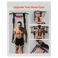thumbnail image 6 of Pull Up Bar Wall Mounted, Chin Up Bar Dip Station - Heavy Duty Steel Home Gym - 440lbs Capacity - Upper Body Workout Power Tower, 6 of 9