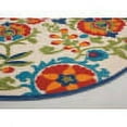thumbnail image 5 of Nourison Aloha Indoor/Outdoor Multicolor 4' x round Area Rug, (4 Round), 5 of 11