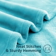 thumbnail image 3 of Astarin Azure Fleece Queen Size Blanket for Couch&Bed - Lightweight Soft & Warm Plush Fuzzy Cozy Blankets for Fall Winter Spring, 90x90 inches, 3 of 8