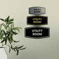 thumbnail image 3 of Fancy Utility Room Sign (White) - Large, 3 of 4