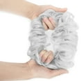 thumbnail image 5 of Hair Extension Ponytail Hair Pieces Clip on Hair Pieces with Elatsic Drawstring Claw Comb Ponytail Messy Chignon Updo Ponytail Scrunchie Donut Hairpiece for Women Girls, 5 of 5