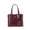 Burgundy, variant on MKF Collection IsoldeTote Bag, Vegan Leather Shoulder Bag Handbag Purse by Mia K