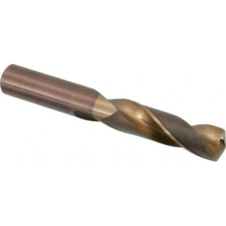 

Hertel 41/64 135° Spiral Flute Cobalt Screw Machine Drill Bit Bright Finish Right Hand Cut 2-7/8 Flute Length 4-1/2 OAL Split Point Straight Shank