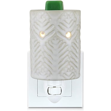 STAR MOON Ceramic Electric Pluggable Fragrance Warmer, Plug in Wax Candle Warmer, Wall Melter Burner for Scented Wax, Scentsy Wax Cubes, No Flame No Smoke No Soot