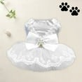 thumbnail image 3 of Elegant Blingbling Puppy Tutu Dress With Lace Trim For Small Dogs Party Celebration Outfit, 3 of 4