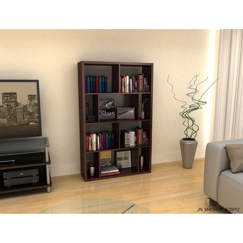 Atlantic Monaco 4-Shelf Book and Display Case, Espresso