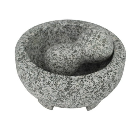IMUSA USA Granite Molcajete Spice Grinder 6-Inch, Gray C80