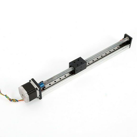 661mm CNC Linear Guide Rail Slide Stage Actuator Ball Screw Stroke Nema 23 Motor