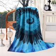 thumbnail image 2 of Blue Tie Dye Mandala Pattern Blanket,Comfortable Soft Lamb Wool Throw Blanket,All Season,Warm Lightweight Blankets for Sofa Bed Couch Living Room Chair,60"x80", 2 of 4