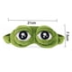 thumbnail image 5 of Lindas máscaras de ojos divertidas de rana verde para adultos y niños, divertidas vendas con ojos abiertos, máscara para dormir de rana con los ojos vendados, 5 of 5