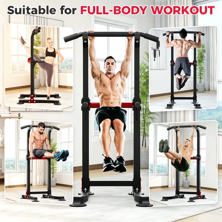 Wesfital Multi-function Gym Stand Pull Up Bar, Adjustable Workout