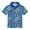 Blue, variant on Short Sleeve Hawaiian Shirts for Boys Floral Print Button Down Casual Dress Shirt, Family Matching Hawaii Clothes