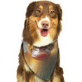 thumbnail image 6 of Disketp Underwater Swimming Duck Dog Bandanas 1PC Triangle Adjustable Puppy Bandana Bib Handkerchief for Large Medium Girl Dogs Pets Gift, 6 of 6
