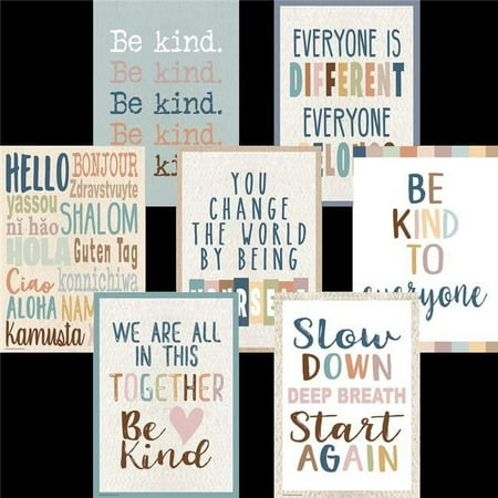 UPC: 0882319020616 | Teacher Created Resources Everyone Is Welcome Poster Set – 7 Piece