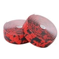 thumbnail image 3 of Cinta adhesiva para barra de gel para bicicleta que evita resbalones y absorbe los golpes, correa para manillar de carretera para bicicletas y bicicletas de carretera (negro y rojo), 3 of 10