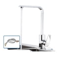 thumbnail image 1 of Kitchen Faucet Pull Out Tap 2 Function Stream Sprayer Single Handle 304 Stainless Steel Kitchen Sink Hot Cold Water Mixer Taps ,Effortless Installation, 1 of 7
