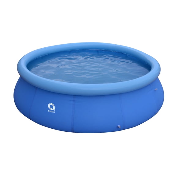 (Open Box) JLeisure Avenli 17807 10' x 30" Prompt Set 2-3 Person Inflatable Outdoor Kids Swimming Pool, Blue