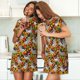 thumbnail image 4 of Easygdp Sloth on the Branch Camisón de manga corta para mujer, informal, estampado, 4 of 6