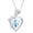 03-March, variant on Cross Rose Garnet Birthstone Necklace 925 Sterling Silver Cross Rose Pendant Necklace with January Birthstone Trendy Christmas Day Anniversary Jewelry Gift for Women Her