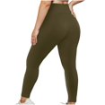 thumbnail image 4 of ZyeKqe Plus Size Leggings for Women Stretchy Butt Lifting Workout Tights Seamless High Wasit Yoga Pants with Pockets, 4 of 7