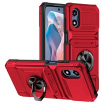 Fashion Case with Holder Stander Kickstand Drop Resistant Shockproof Case For Motorola Moto G Play 2024