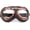 Copper Brown / Clear, variant on Vintage Aviator Goggles Adult Windproof Goggles for Riding