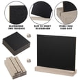 thumbnail image 2 of MasteelfCA SUPVOX 5 Sets Tabletop Chalkboard Signs with Wood Stands Double-Sided Mini Message Signs for Party Banquet Wedding, 2 of 8
