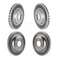 thumbnail image 1 of Genius Front Rear Coated Disc Brake Rotors Kit for Car 2022 Audi A5 Sportback DMSA engine designation KG-101584, 1 of 9