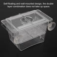 thumbnail image 3 of Breeding Box For Fish , Fish Breeding Box Breeder Box Acrylic Fish Hatching Incubator Transparent Fish Isolation Box with Suction Cups For Fishes Betta Shrimp Clownfish Guppy, 3 of 8