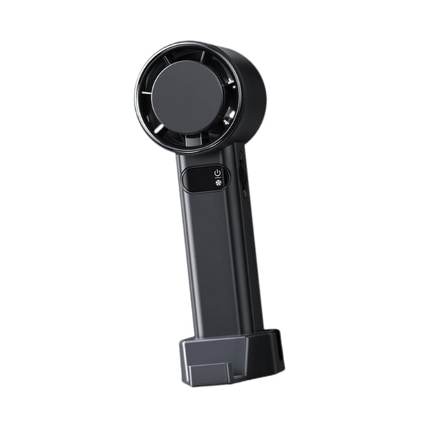 Mini ventilador portátil de mano, ventilador USB compacto y ligero de escritorio, ventilador personal para Negro