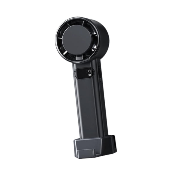 Mini ventilador portátil de mano, ventilador USB compacto y ligero de escritorio, ventilador personal para Negro