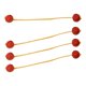 thumbnail image 3 of Pelotas de Escalera, Pelota de Golf para Lanzar, Juegos de Jardín para Niños Y Adultos, Juegos de Lanzamiento, Deportes, Césped, Jardín, 4,2 Cm, Juego 4 piezas rojas, 3 of 8