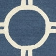 thumbnail image 5 of SAFAVIEH Cambridge Joss Geometric Wool Area Rug, Navy Blue/Ivory, 3' x 5', 5 of 5
