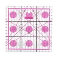 thumbnail image 1 of Patchwork Regla Craft Clear Scale Clear Sewing Traking Plantilla Alineada Arte Manual de recortes Manual de recortes Herramienta Purple Purple Square Inevent HA012302-05, 1 of 7