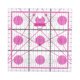 thumbnail image 1 of Patchwork Ruler Craft Clear Scale Acrílico Costura de costura Alineado Plantilla Arte Hogar Manual Recorte Herramienta de Estudiante Herramienta Purple Square Inevent HA012302-05, 1 of 7