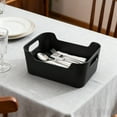 thumbnail image 4 of NWOKYZGH 1Pc Plastic Storage Bins, Pantry Organizers and Storage, Pantry Organizer Bins, Plastic Containers with Handle for Kitchen, Freezer, Cabinet, Closet, Bathroom Under Sink Storage, 4 of 6